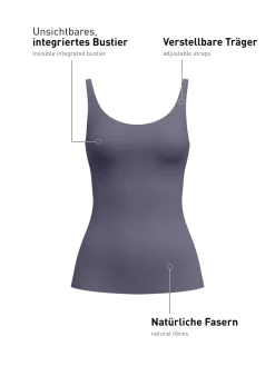 Tank-Top mit Bustier