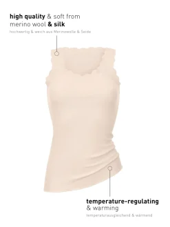 Tank-Top, Wolle & Seide
