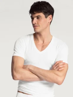T-Shirt mit V-Neck