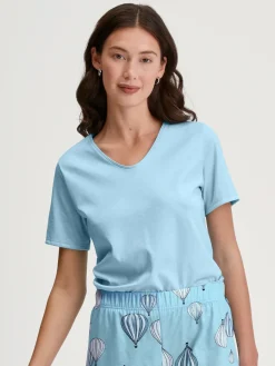 T-shirt mit V-Neck