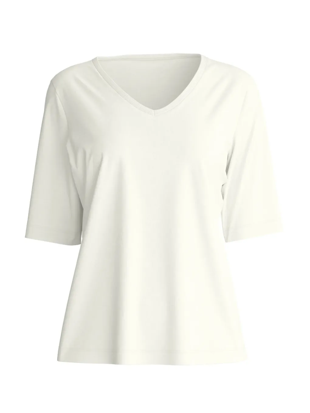 T-shirt mit V-Neck