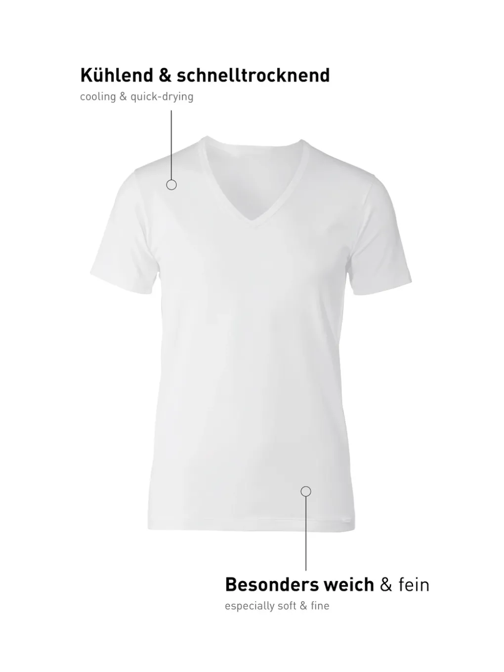 T-Shirt, V-Neck